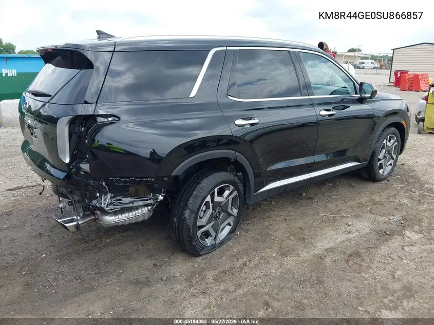 2025 Hyundai Palisade Sel Premium VIN: KM8R44GE0SU866857 Lot: 45194363