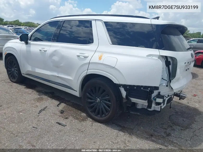 2025 Hyundai Palisade Calligraphy Night Edition VIN: KM8R7DGE7SU933199 Lot: 45347850