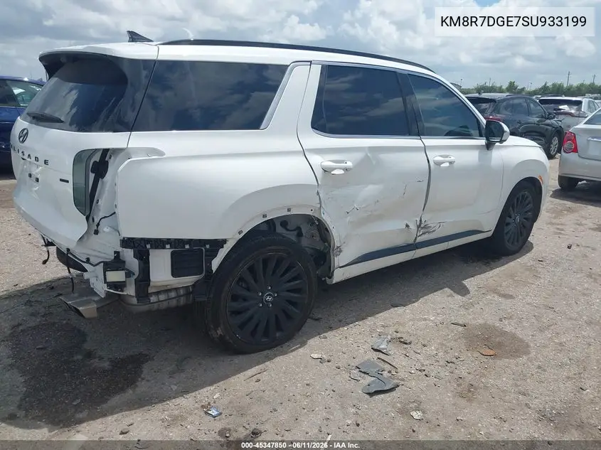 2025 Hyundai Palisade Calligraphy Night Edition VIN: KM8R7DGE7SU933199 Lot: 45347850