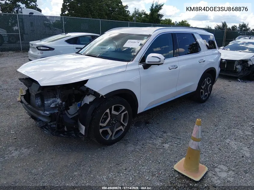2025 Hyundai Palisade Sel Premium 8P VIN: KM8R4DGE3SU868876 Lot: 45468678