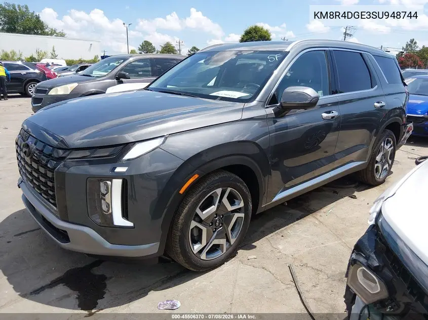 2025 Hyundai Palisade Sel Premium 8P VIN: KM8R4DGE3SU948744 Lot: 45506370