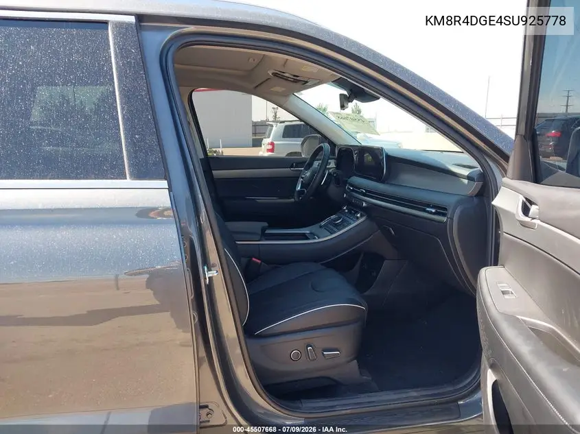2025 Hyundai Palisade Sel Premium VIN: KM8R4DGE4SU925778 Lot: 45507668