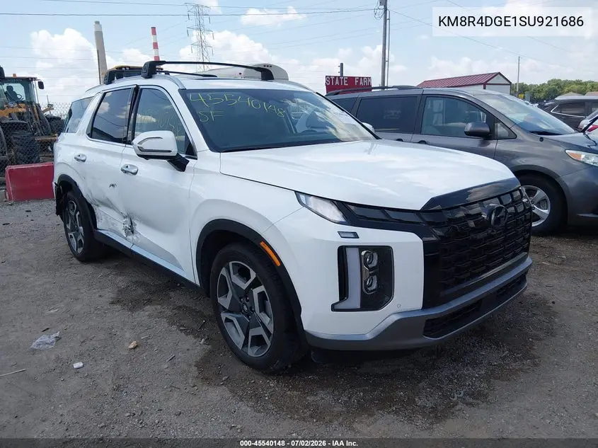 2025 Hyundai Palisade Sel Premium VIN: KM8R4DGE1SU921686 Lot: 45540148
