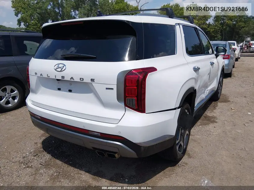 2025 Hyundai Palisade Sel Premium VIN: KM8R4DGE1SU921686 Lot: 45540148