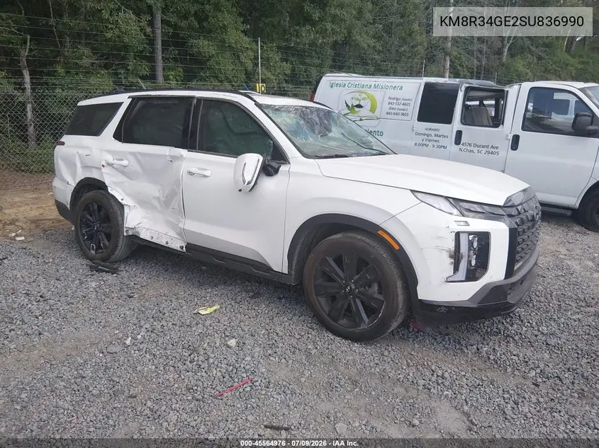 2025 Hyundai Palisade Xrt VIN: KM8R34GE2SU836990 Lot: 45564976