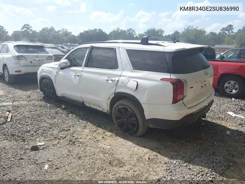 2025 Hyundai Palisade Xrt VIN: KM8R34GE2SU836990 Lot: 45564976
