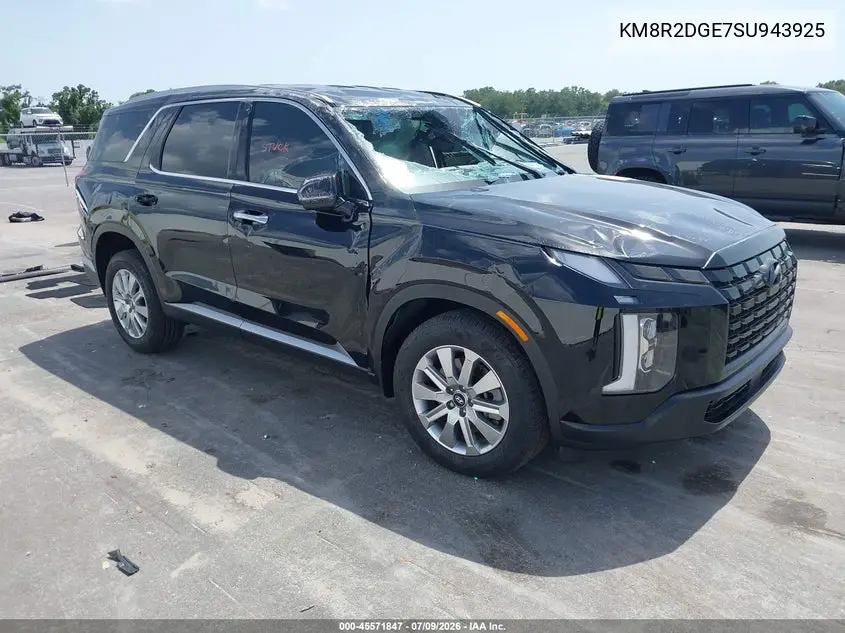 2025 Hyundai Palisade Sel VIN: KM8R2DGE7SU943925 Lot: 45571847