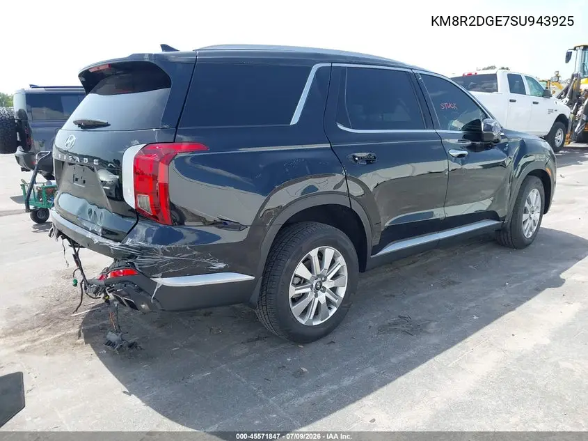 2025 Hyundai Palisade Sel VIN: KM8R2DGE7SU943925 Lot: 45571847
