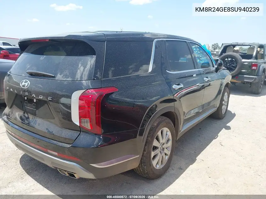 2025 Hyundai Palisade Sel VIN: KM8R24GE8SU940239 Lot: 45580572