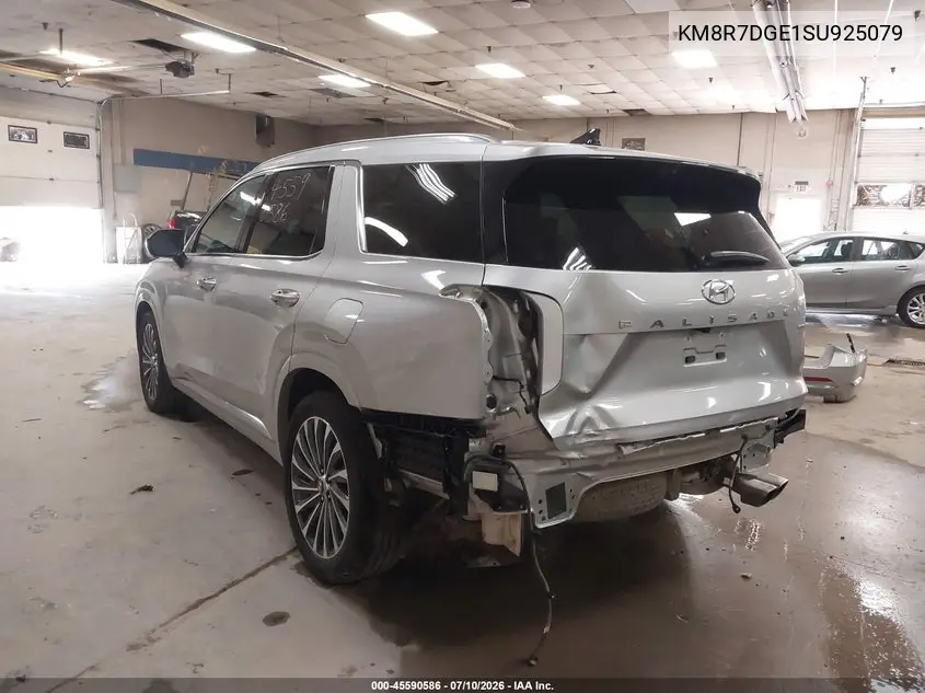 2025 Hyundai Palisade Calligraphy VIN: KM8R7DGE1SU925079 Lot: 45590586
