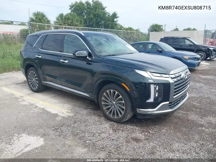 2025 Hyundai Palisade Calligraphy VIN: KM8R74GEXSU808715 Lot: 45599476