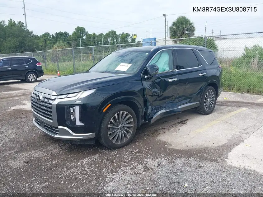 2025 Hyundai Palisade Calligraphy VIN: KM8R74GEXSU808715 Lot: 45599476