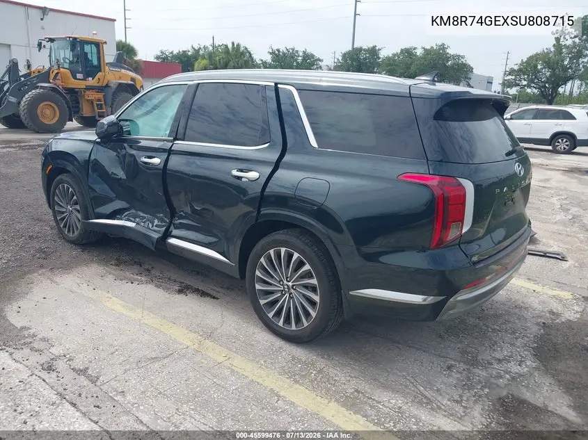 2025 Hyundai Palisade Calligraphy VIN: KM8R74GEXSU808715 Lot: 45599476