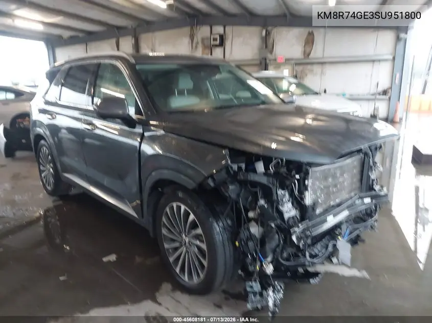 2025 Hyundai Palisade Calligraphy VIN: KM8R74GE3SU951800 Lot: 45608181