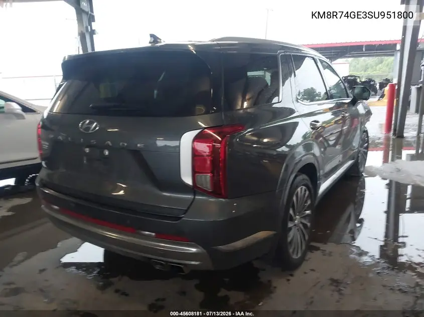 2025 Hyundai Palisade Calligraphy VIN: KM8R74GE3SU951800 Lot: 45608181