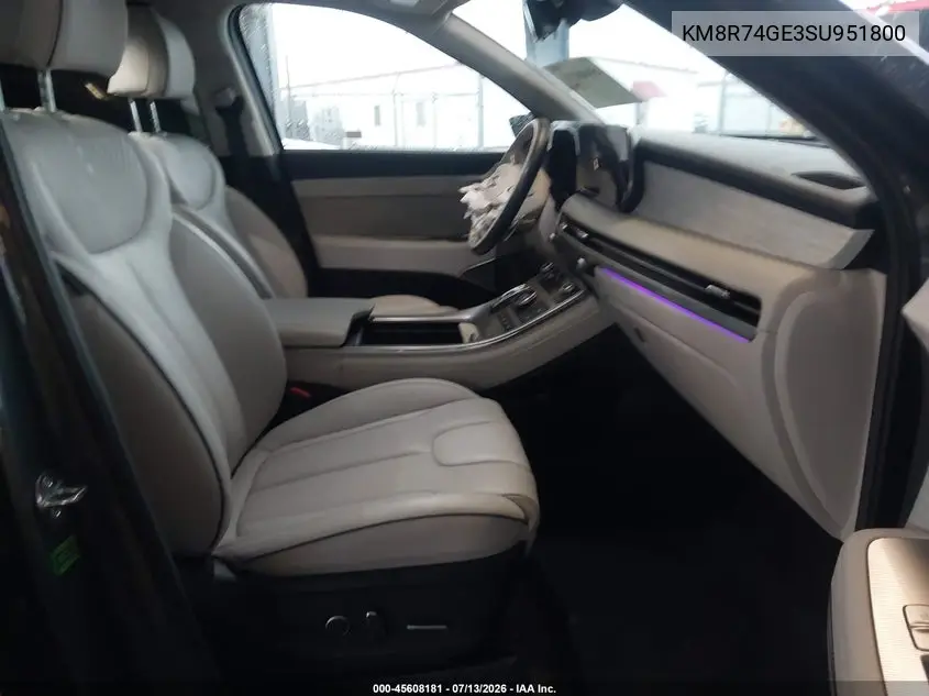 2025 Hyundai Palisade Calligraphy VIN: KM8R74GE3SU951800 Lot: 45608181
