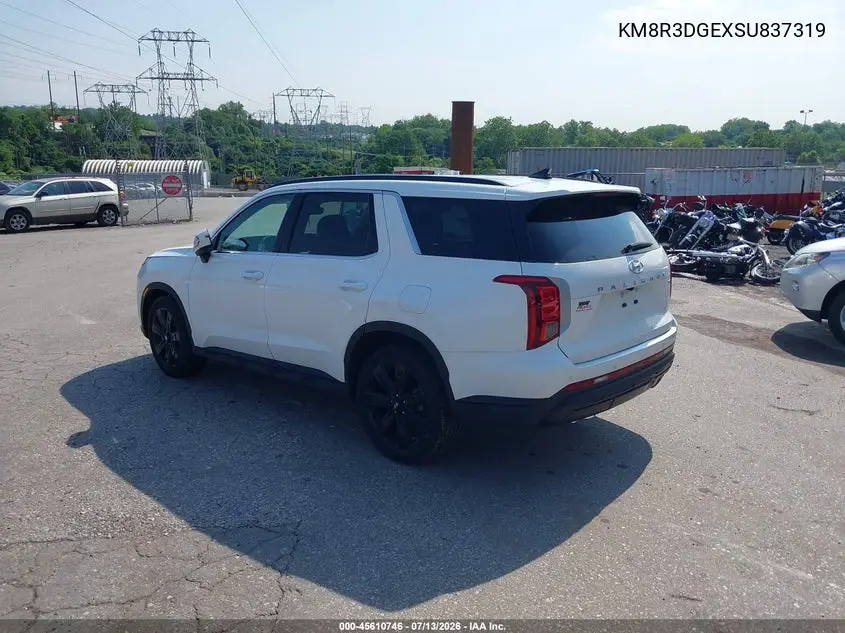 2025 Hyundai Palisade Xrt VIN: KM8R3DGEXSU837319 Lot: 45610746