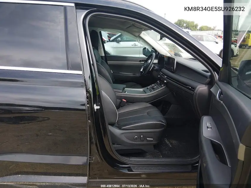 2025 Hyundai Palisade Xrt VIN: KM8R34GE5SU926232 Lot: 45612984