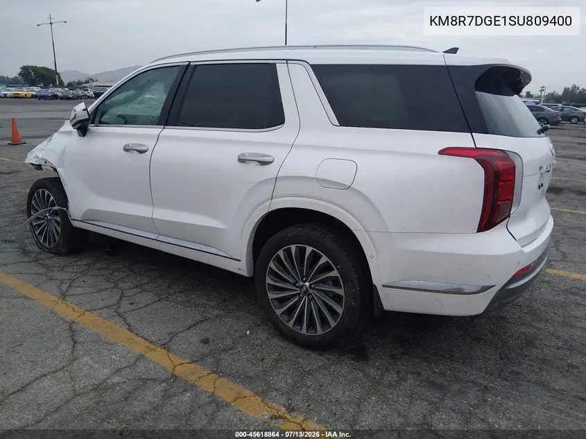 2025 Hyundai Palisade Calligraphy VIN: KM8R7DGE1SU809400 Lot: 45618864