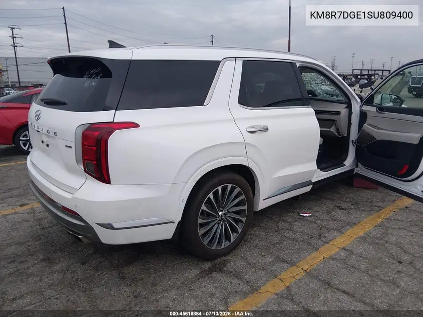 2025 Hyundai Palisade Calligraphy VIN: KM8R7DGE1SU809400 Lot: 45618864