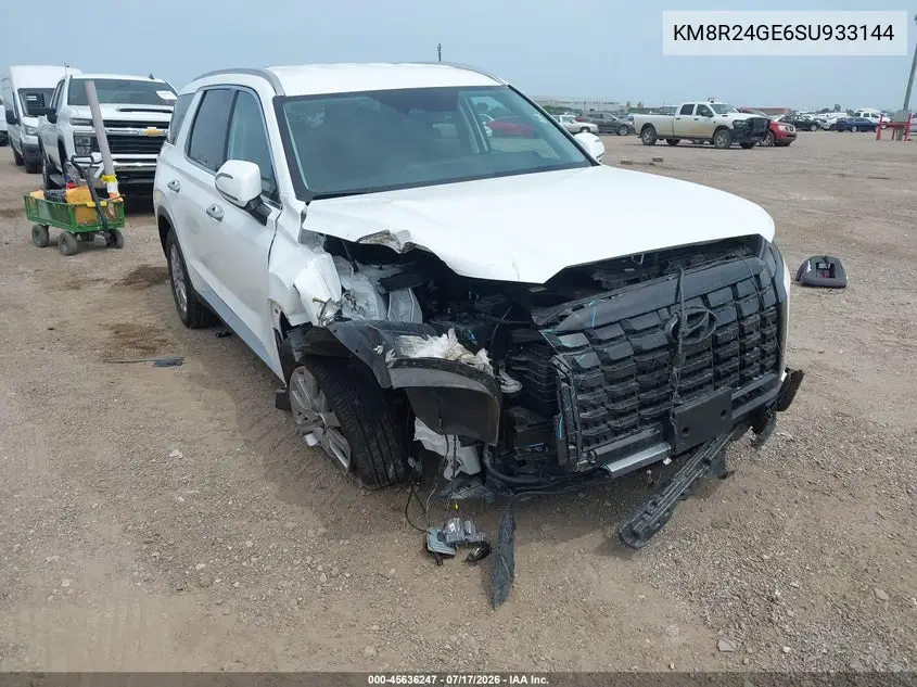 2025 Hyundai Palisade Sel VIN: KM8R24GE6SU933144 Lot: 45636247