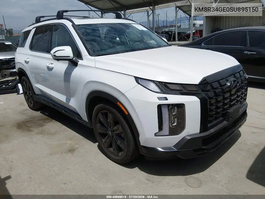 2025 Hyundai Palisade Xrt VIN: KM8R34GE0SU895150 Lot: 45666519