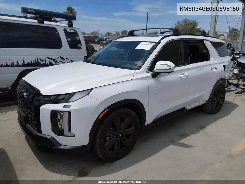 2025 Hyundai Palisade Xrt VIN: KM8R34GE0SU895150 Lot: 45666519