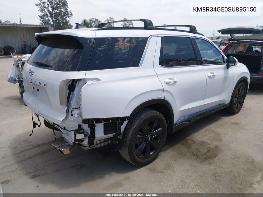 2025 Hyundai Palisade Xrt VIN: KM8R34GE0SU895150 Lot: 45666519
