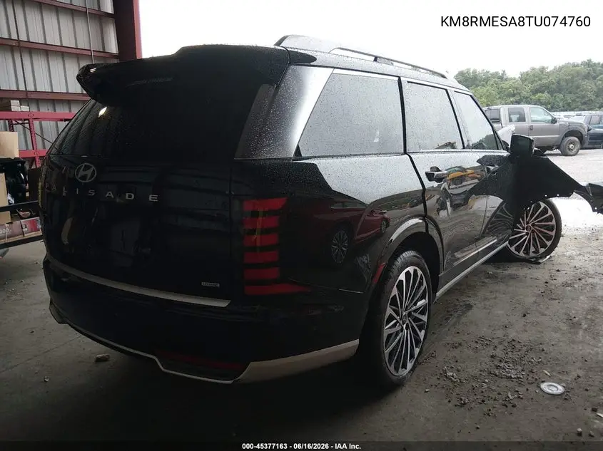 2026 Hyundai Palisade Hev Calligraphy VIN: KM8RMESA8TU074760 Lot: 45377163