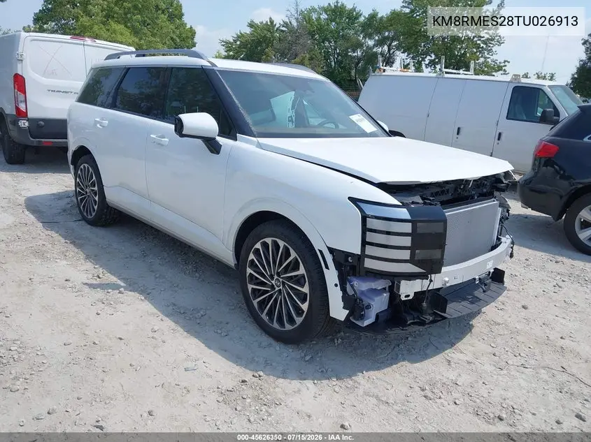 2026 Hyundai Palisade Calligraphy VIN: KM8RMES28TU026913 Lot: 45626350