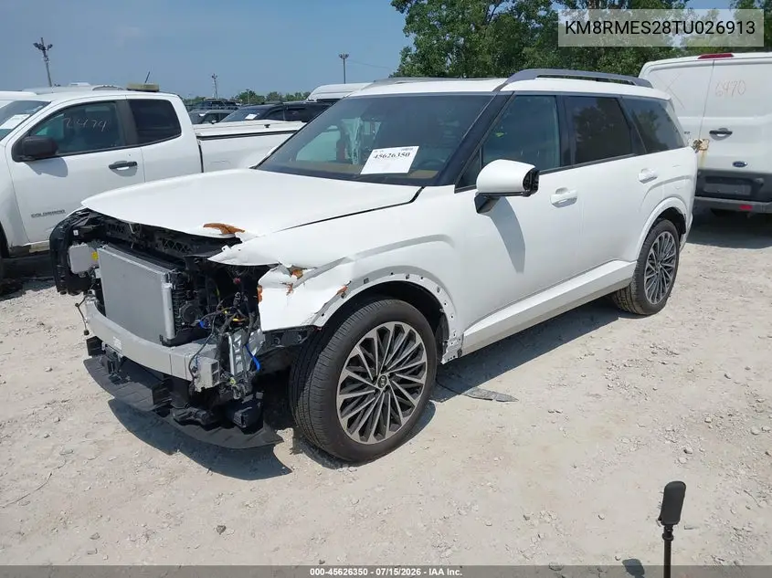 2026 Hyundai Palisade Calligraphy VIN: KM8RMES28TU026913 Lot: 45626350