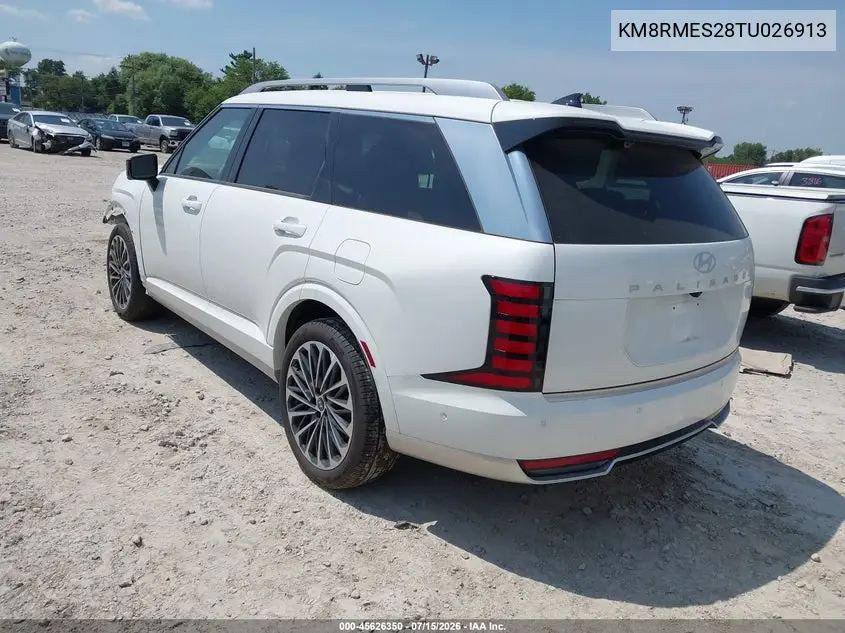 2026 Hyundai Palisade Calligraphy VIN: KM8RMES28TU026913 Lot: 45626350