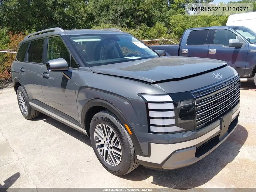 2026 Hyundai Palisade Sel 7P VIN: KM8RL5S21TU130971 Lot: 45663638
