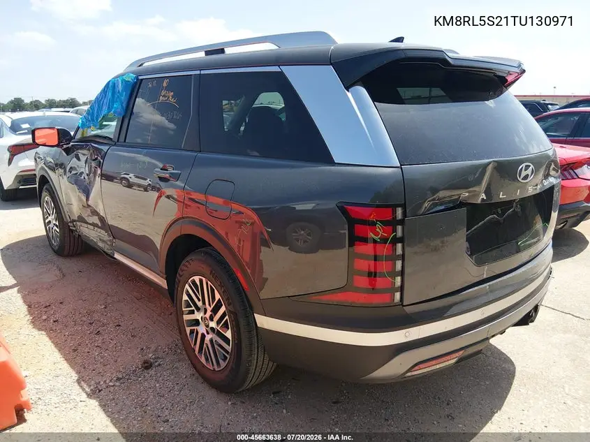 2026 Hyundai Palisade Sel 7P VIN: KM8RL5S21TU130971 Lot: 45663638