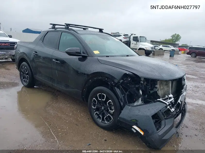 2022 Hyundai Santa Cruz Sel Premium VIN: 5NTJDDAF6NH027797 Lot: 44912290