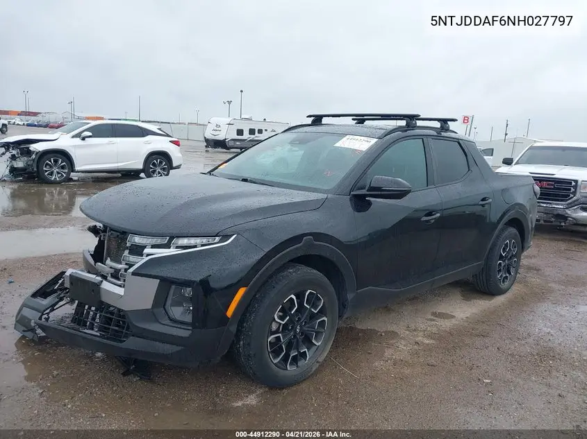 2022 Hyundai Santa Cruz Sel Premium VIN: 5NTJDDAF6NH027797 Lot: 44912290