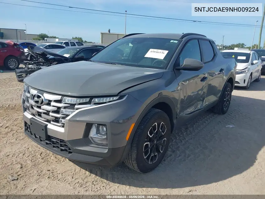 2022 Hyundai Santa Cruz Sel VIN: 5NTJCDAE9NH009224 Lot: 45046536