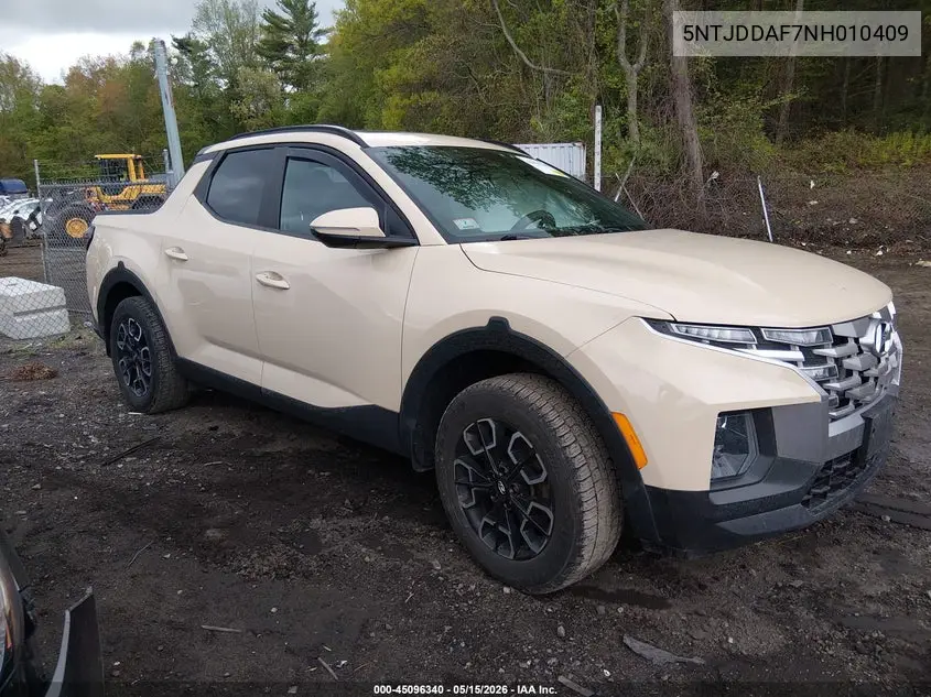 2022 Hyundai Santa Cruz Sel Premium VIN: 5NTJDDAF7NH010409 Lot: 45096340