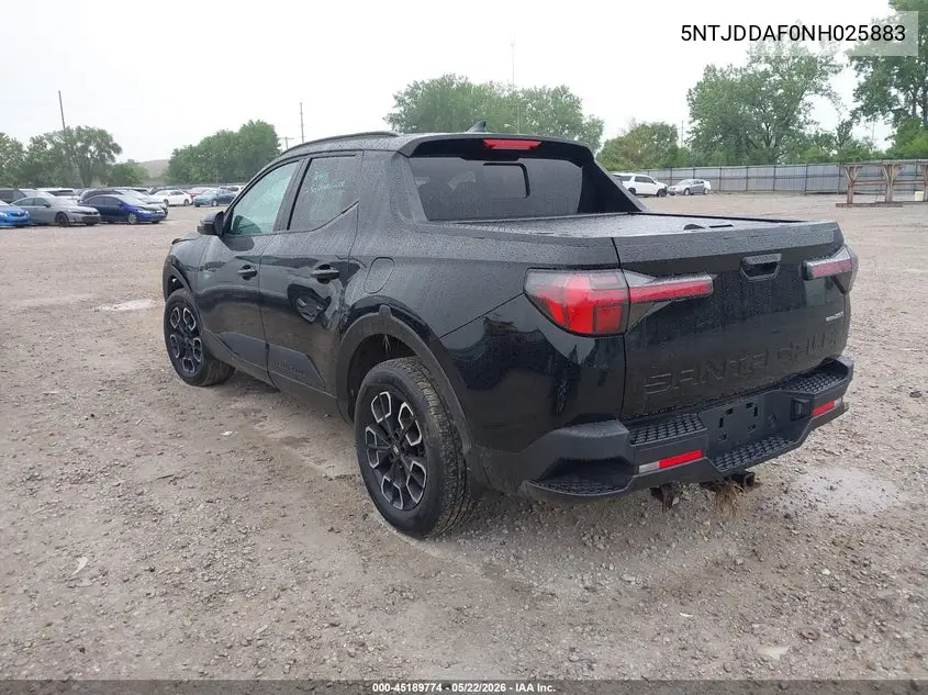 2022 Hyundai Santa Cruz Sel Premium VIN: 5NTJDDAF0NH025883 Lot: 45189774
