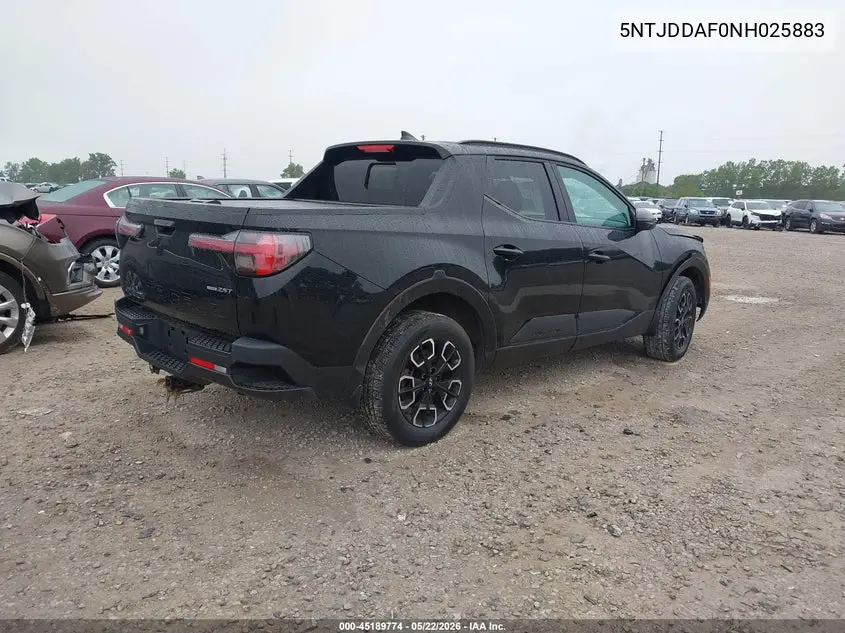 2022 Hyundai Santa Cruz Sel Premium VIN: 5NTJDDAF0NH025883 Lot: 45189774
