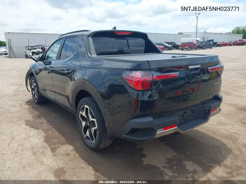 2022 Hyundai Santa Cruz Limited VIN: 5NTJEDAF5NH023771 Lot: 45240633