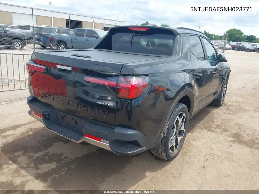 2022 Hyundai Santa Cruz Limited VIN: 5NTJEDAF5NH023771 Lot: 45240633