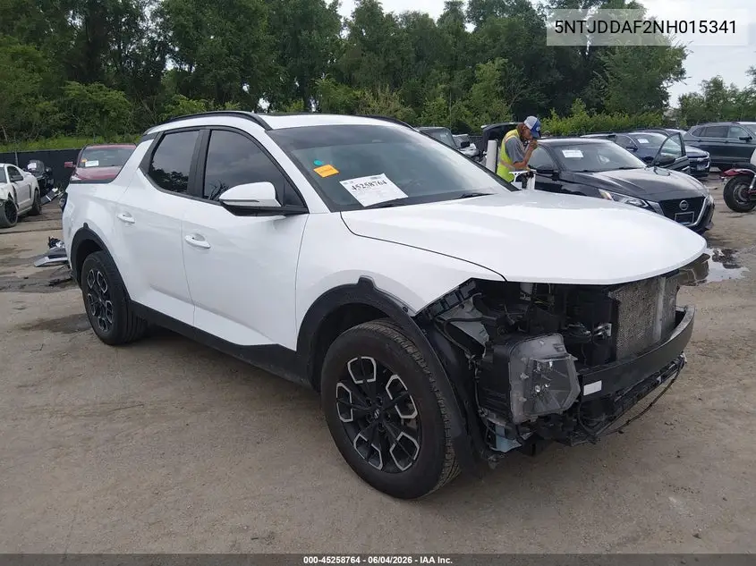 2022 Hyundai Santa Cruz Sel Premium VIN: 5NTJDDAF2NH015341 Lot: 45258764