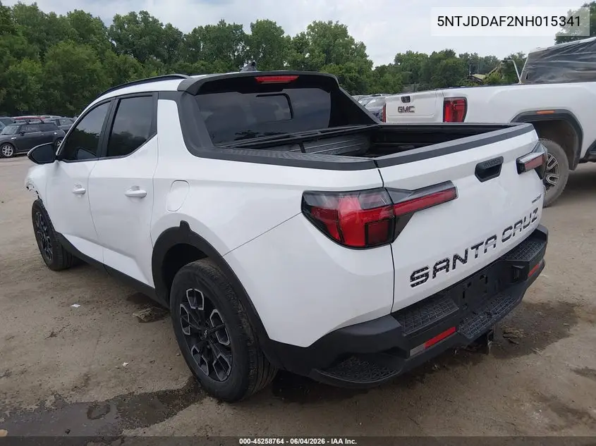 2022 Hyundai Santa Cruz Sel Premium VIN: 5NTJDDAF2NH015341 Lot: 45258764