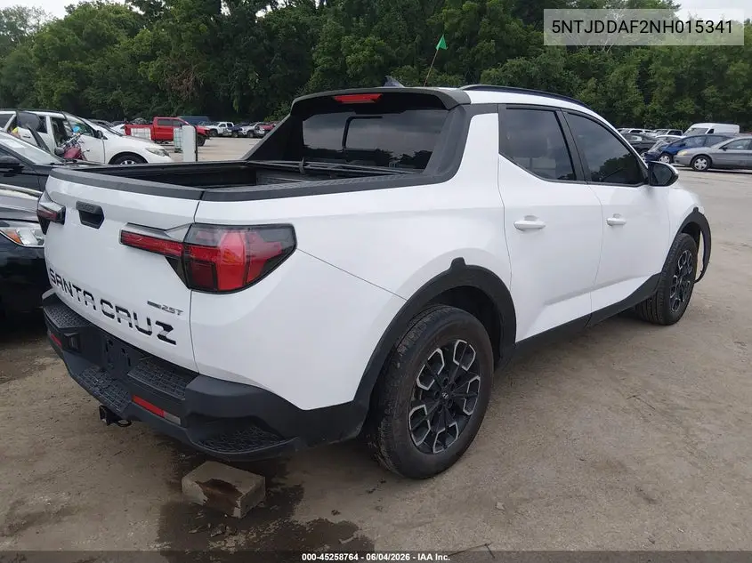 2022 Hyundai Santa Cruz Sel Premium VIN: 5NTJDDAF2NH015341 Lot: 45258764