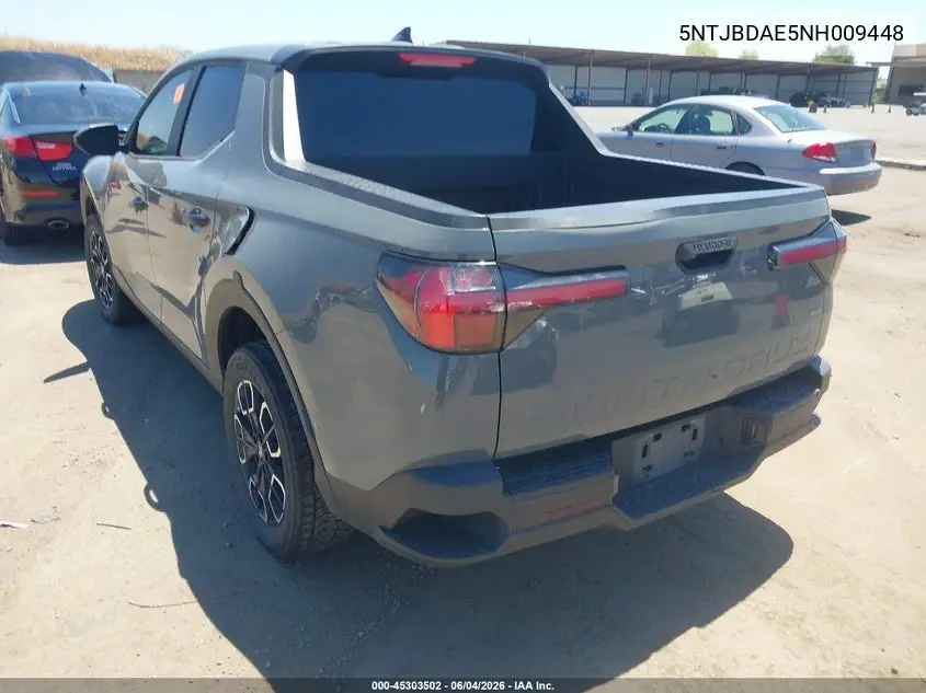 2022 Hyundai Santa Cruz Sel VIN: 5NTJBDAE5NH009448 Lot: 45303502