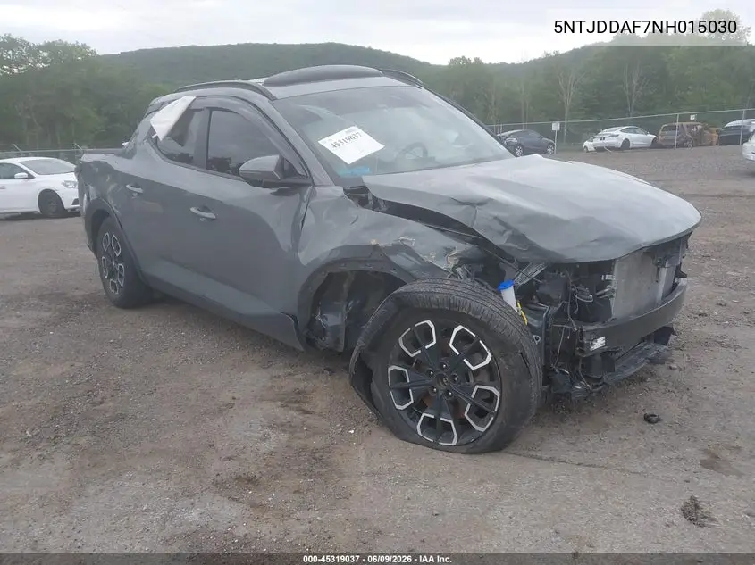 2022 Hyundai Santa Cruz Sel Premium VIN: 5NTJDDAF7NH015030 Lot: 45319037