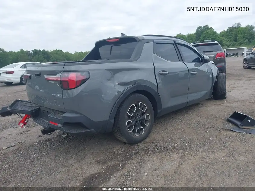 2022 Hyundai Santa Cruz Sel Premium VIN: 5NTJDDAF7NH015030 Lot: 45319037