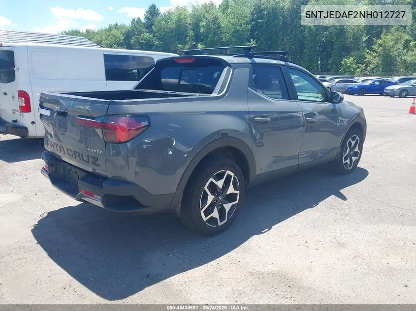 2022 Hyundai Santa Cruz Limited VIN: 5NTJEDAF2NH012727 Lot: 45430691
