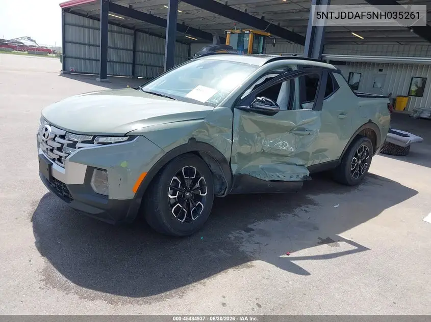 2022 Hyundai Santa Cruz Sel Premium VIN: 5NTJDDAF5NH035261 Lot: 45484937